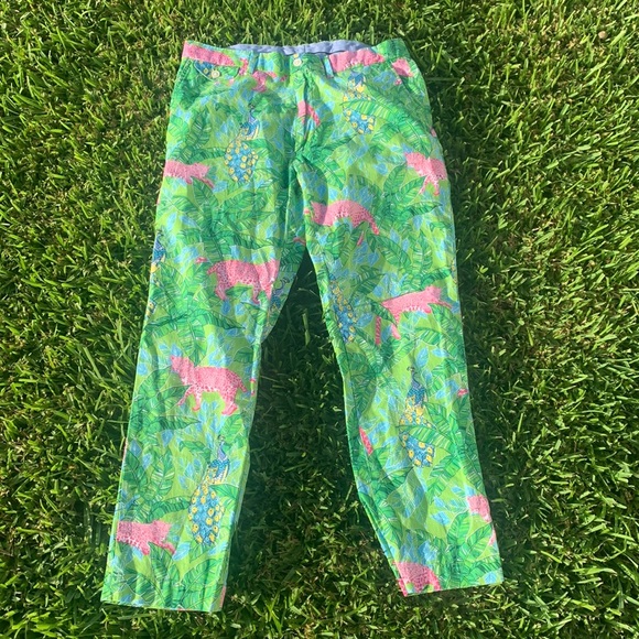 Polo Ralph Lauren Other - [POLO GOLF] Colorful Jaguar/Peacock Pants - Size 33/30